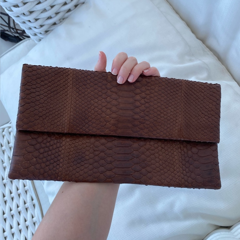 ❗️SOLD❗️Snake Skin Clutch